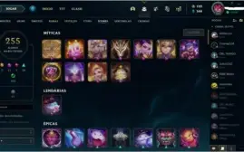 VENDA CONTA LOL 233 SKINS