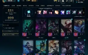 Bronze 4 com TODOS os champs e 174 Skins ( SUP / ADC / JG )
