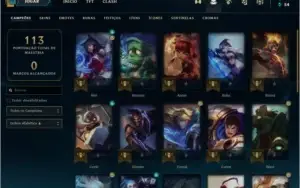 Conta Bronze II barata para smurf LOL