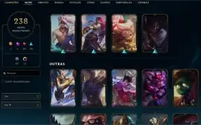 Conta diamante 2 / 238 skins / todos campeões