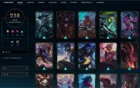Conta diamante 2 / 238 skins / todos campeões