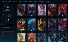 Conta diamante 2 / 238 skins / todos campeões