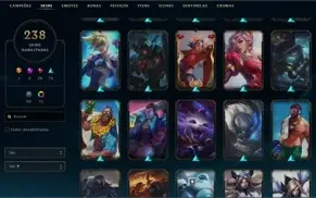 Conta diamante 2 / 238 skins / todos campeões