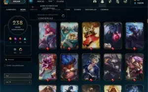 Conta diamante 2 / 238 skins / todos campeões