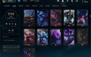 Conta diamante 2 / 238 skins / todos campeões