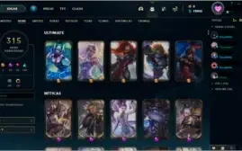 Conta Main Com 10 Míticas 8 Gemas 315 Skins