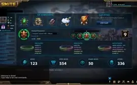 CONTA SMITE T5 ANÚBIS/ULLER - 554 SKINS - 27 LIMITADAS