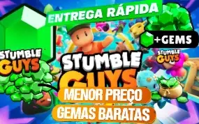 Stumble Guys Gemas/Tokens - 24 Horas On MENOR PREÇO!