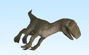 Velociraptor para Impressão 3D - Arquivo em formato GLB
