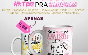 10.000 Artes para Canecas: Crie Produtos Únicos e Lucrativos