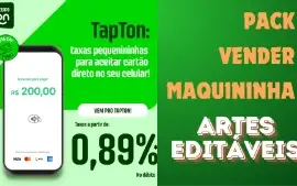 ✨Vender Maquininha - Pack Artes Editáveis Profissionais