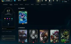Conta Lol Full Acesso - Lvl 251 - 67 Skins - 130+ Campeões
