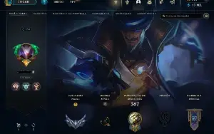 Conta Lol Full Acesso - Lvl 251 - 67 Skins - 130+ Campeões