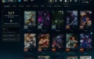 Conta Lol Full Acesso - Lvl 251 - 67 Skins - 130+ Campeões