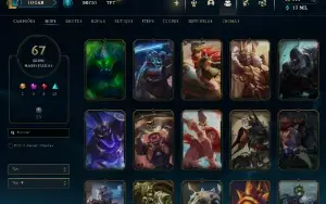 Conta Lol Full Acesso - Lvl 251 - 67 Skins - 130+ Campeões