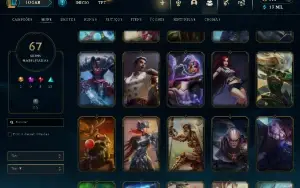 Conta Lol Full Acesso - Lvl 251 - 67 Skins - 130+ Campeões