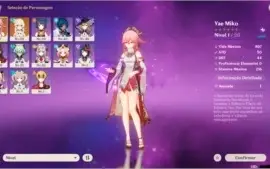 CONTA GENSHIN IMPACT COM YAE MIKO AR 26 SEM EMAIL