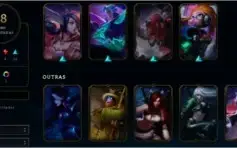 CONTA LOL / LVL 121/ 38 FREE SKINS/ B4 RANKED/ DESAPEGO