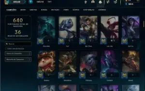 Esmeralda 4 com 150 Champs e 137 Skins