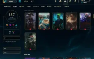 Esmeralda 4 com 150 Champs e 137 Skins