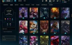 Esmeralda 4 com 150 Champs e 137 Skins