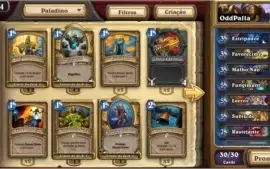 Conta Heartstone Paladino Impar e Ladino Impar