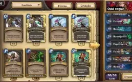 Conta Heartstone Paladino Impar e Ladino Impar