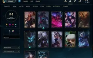 Conta League of Legends ( PLATINA 3)
