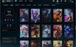Conta League of Legends ( PLATINA 3)