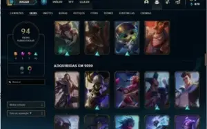 Conta League of Legends ( PLATINA 3)