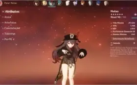 [F2P]CONTA AR 55 HUTAO,ZHONGLI,QIQI,JEAN,TARTAGLIA,ARMA 5*