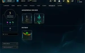 Conta LOL Platina 2