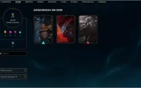 Conta lol league of legends, smurf unraked lv 30