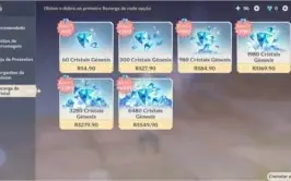 Conta Genshin Impact - AR 58 - 12 Personagens 5* e mais!