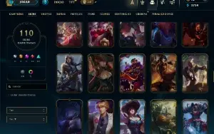 Conta De League Of Leagends/Full Acesso/110 Skins/Level 77 /