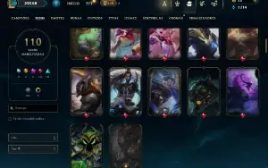 Conta De League Of Leagends/Full Acesso/110 Skins/Level 77 /
