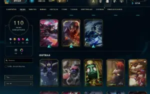 Conta De League Of Leagends/Full Acesso/110 Skins/Level 77 /