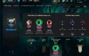 Conta De League Of Leagends/Full Acesso/110 Skins/Level 77 /