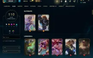 Conta De League Of Leagends/Full Acesso/110 Skins/Level 77 /