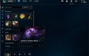 Conta Unranked com 10 Skins e 34 Champs
