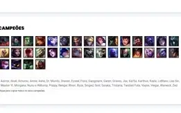 Conta Unranked com 10 Skins e 34 Champs
