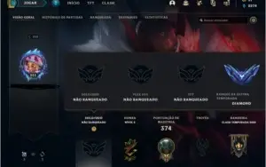 Conta D1 sem md10 feita, 135 champs 49 skins