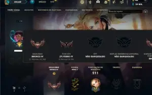 Bronze 4 com 60 Champs e 46 Skins ( Mais de 20 Jogos )