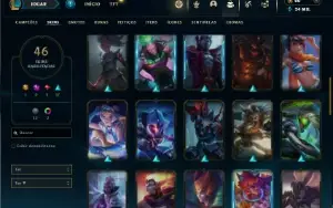 Bronze 4 com 60 Champs e 46 Skins ( Mais de 20 Jogos )