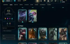 Bronze 4 com 60 Champs e 46 Skins ( Mais de 20 Jogos )