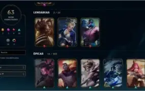 Prata 2 / 64 skins (1Ult 2Mit 3lend 16epicas 19legado)