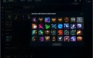 Platina V na Flex / Prata 1 SoloQ ~ 55 campeões ~ 9 skins