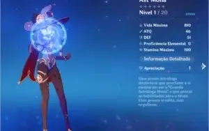 Genshin Impact - Conta com MONA , XINGQIU e NOELLE - AR 5