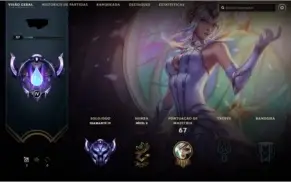 Conta LoL Diamante 4