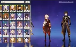 AR56 5* BAAL + AYAKA + ZHONGLI + KAZUHA + XIAO + CHILDE  +++
